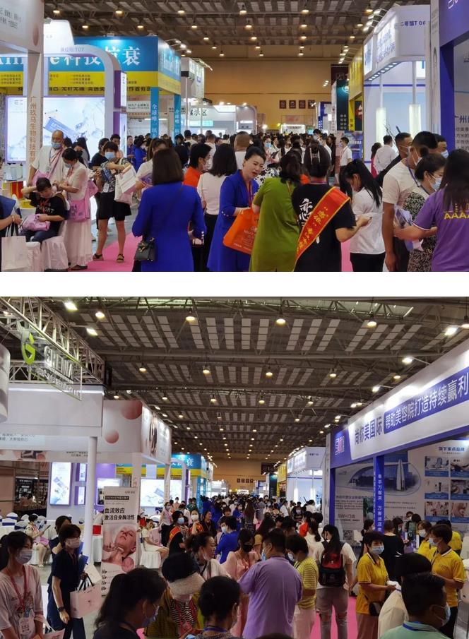 展會現(xiàn)場，往來行業(yè)人士比肩接踵