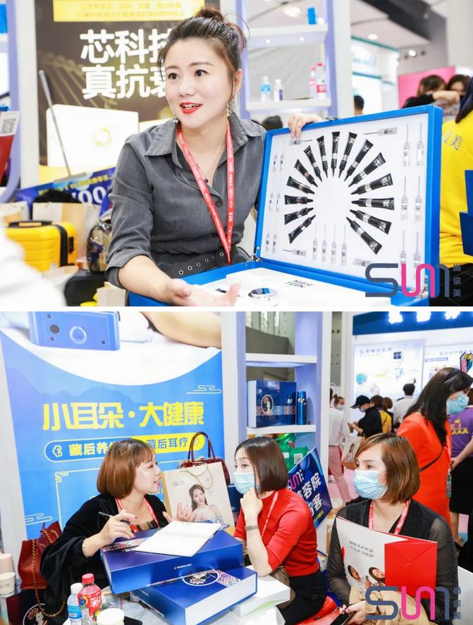 體貼用心的服務(wù)  帶給更多前來尚你美展位的人